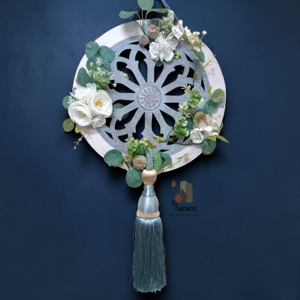 Χειροποίητο στεφάνι με ξύλο & μέταλλο!