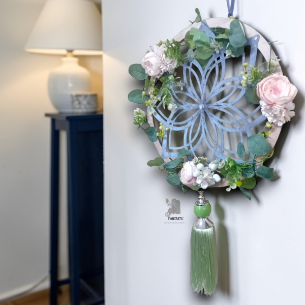 Χειροποίητο στεφάνι με ξύλο & μέταλλο!