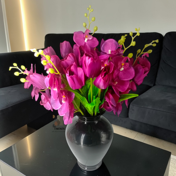 Διακοσμητική σύνθεση σε γυάλινο ανθοδοχείο!