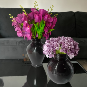 Διακοσμητική σύνθεση σε γυάλινο ανθοδοχείο!