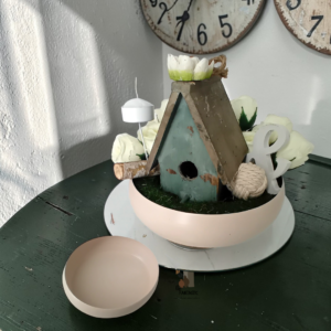 Διακοσμητική σύνθεση με βάση για κερί!